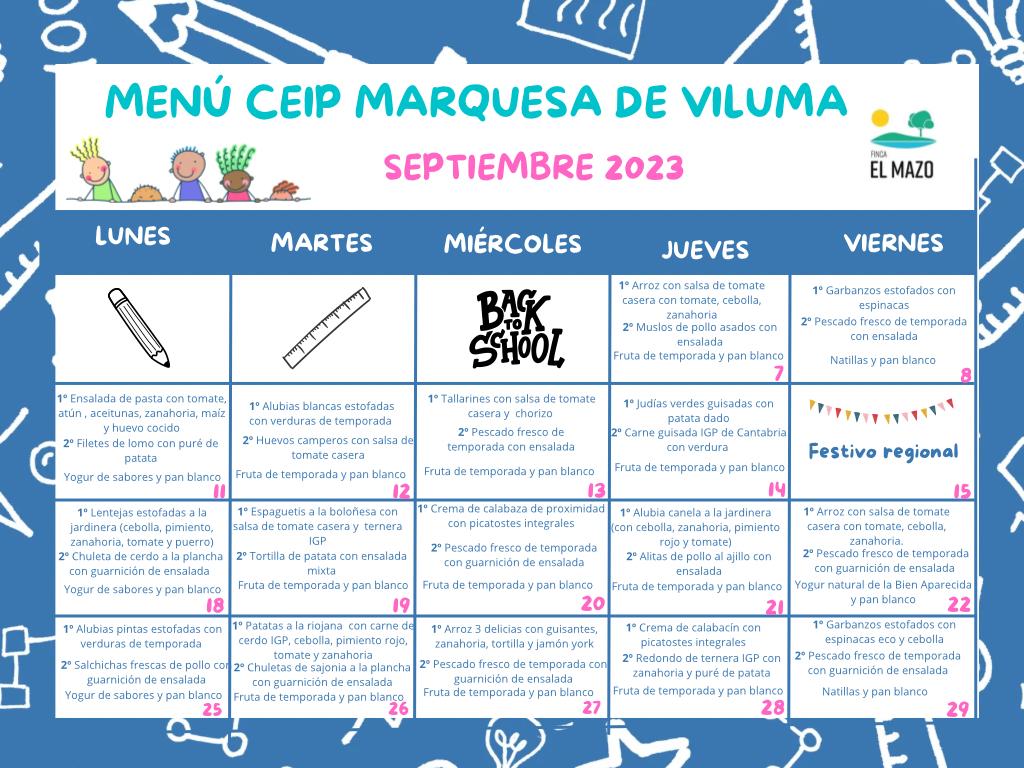 Menú Viluma 2